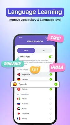 Language Translator android App screenshot 7